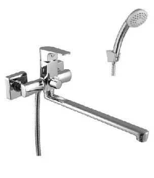 Смеситель для ванны плоский 30см Lemark Plus factor LM1651C