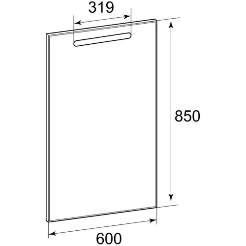 Зеркало Roca GAP 60 с подсветкой ZRU9302688