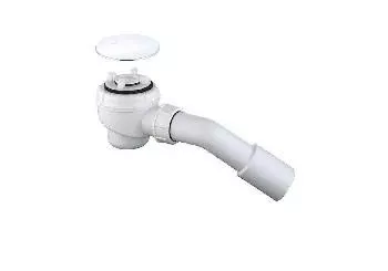 Сифон для поддона 52/40-50 с отводом хром Kludi Tasso 50 2105205-00