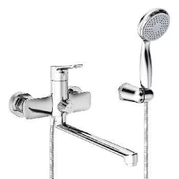 Смеситель для ванны плоский 30см Lemark Selena LM0851C