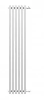 Радиатор вертик 1750/70 6сек белый муар КЗТО Quadrum 40 V-1750-6 R RAL 1T104S9016