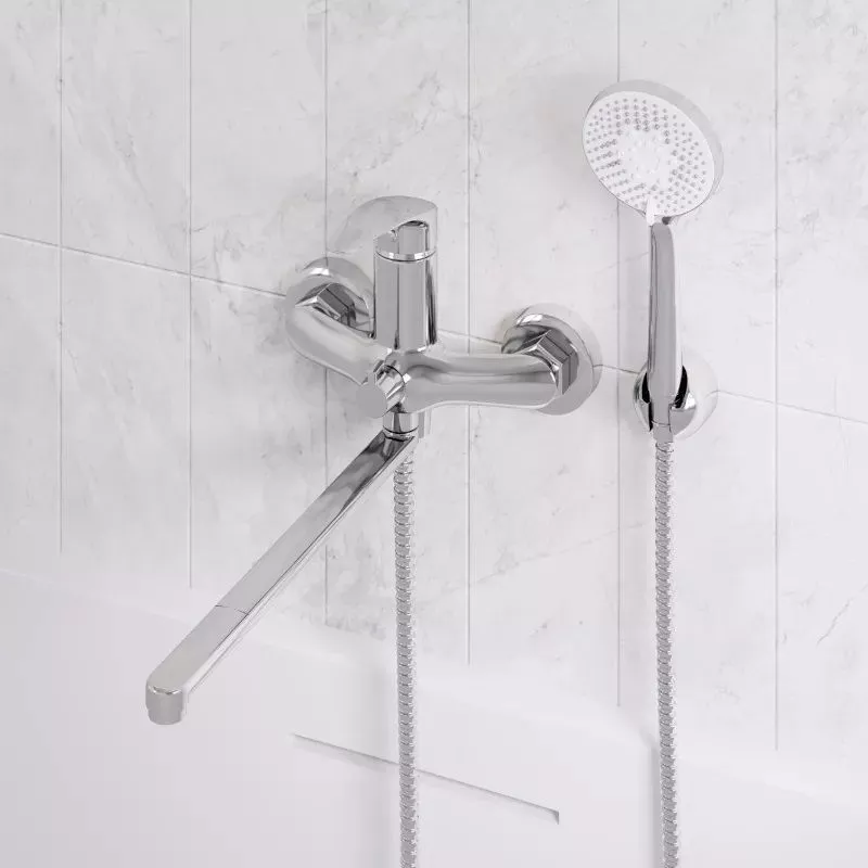 Смеситель для ванны плоский 30см Avrora Star AV5730