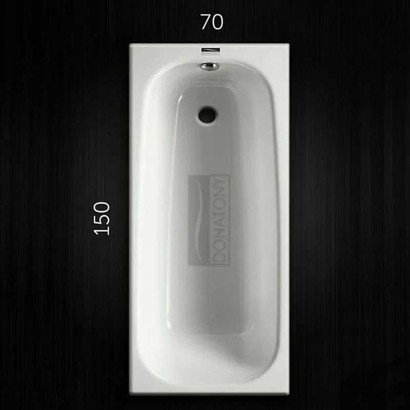 Ванна сталь 150-70 ножки Donatony 0101.953С1