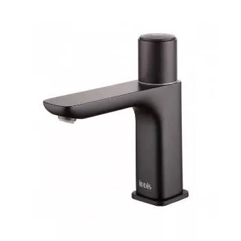 Смеситель для раковины 13см черный Iddis Slide управ Push Control SLIBLBTi01