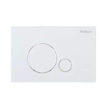 Кнопка для инсталляции 2реж механич белый BelBagno Sfera BB014-SR-BIANCO
