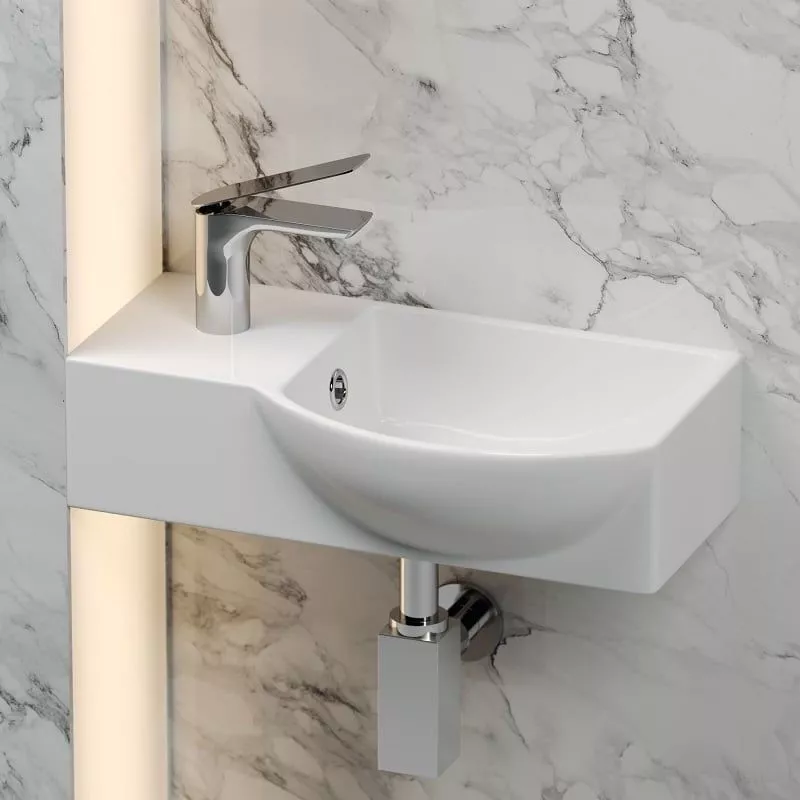 Раковина 40см л/о чаша правая Ceramicanova Element CN6039R