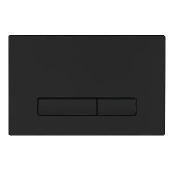 Кнопка для инсталляции 2реж механич черный матовый BelBagno Genova Tocco Morbido BB021-GV-NERO.M