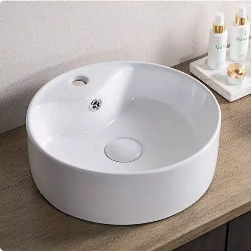 Раковина накладная 37см круг с/о Belbagno BB1400