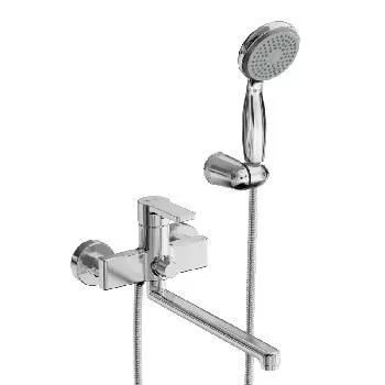 Смеситель для ванны плоский 30см Lemark Aura  LM0651CH