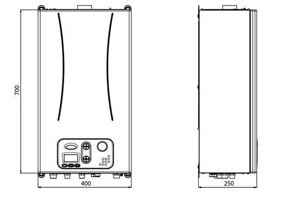 Котел газовый 2контура 24кВт открытая камера Fondital Antea CTN CAHR02CC24