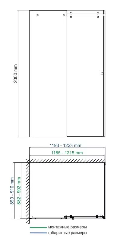 Душевой уголок WasserKRAFT Vils 56R  56R07