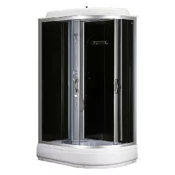 Кабина 120х80 ср/п ЛЕВ Черные стенки+Тонированные стекла Loranto для опта CS-66120-20 L G
