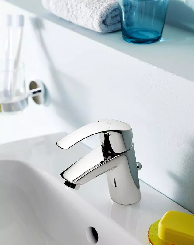 Смеситель для раковины 10см Grohe Eurosmart S-size 32467002/32467003