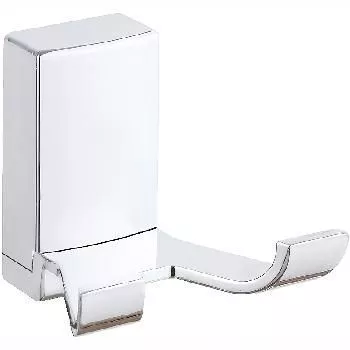 Вешалка 2 крючка хром Хайба HB8805-2