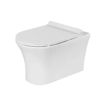 Унитаз подвесной безобод сид ДП м/л б/с тонкое а/в BelBagno Ancona BB1224CHR-SM+BB2011SC