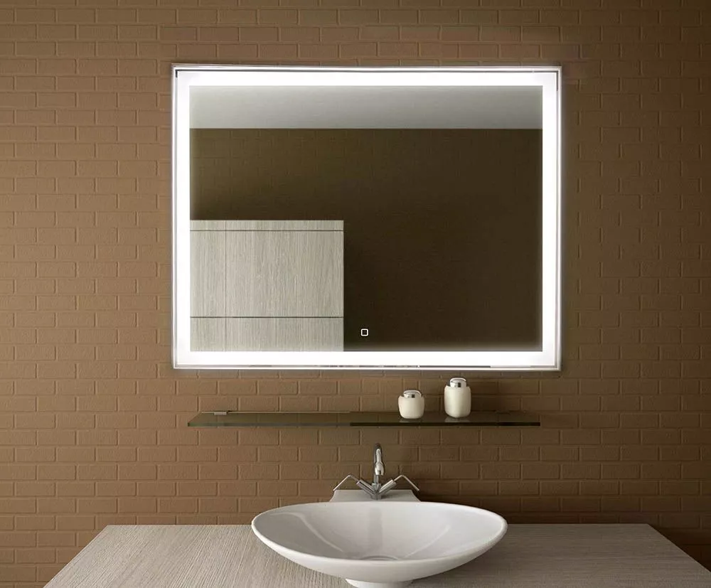 Зеркало 90ш-70в-3г свет сенсор Континент Aralia LED ЗЛП474