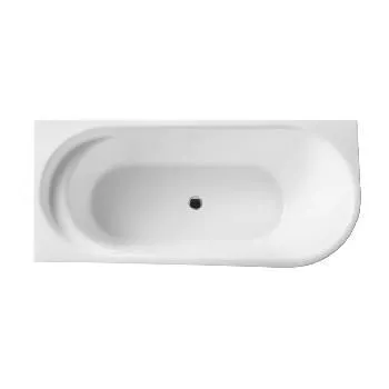 Ванна акрил 170-78 асим левая с/п хром BelBagno BB410-1700-780-L