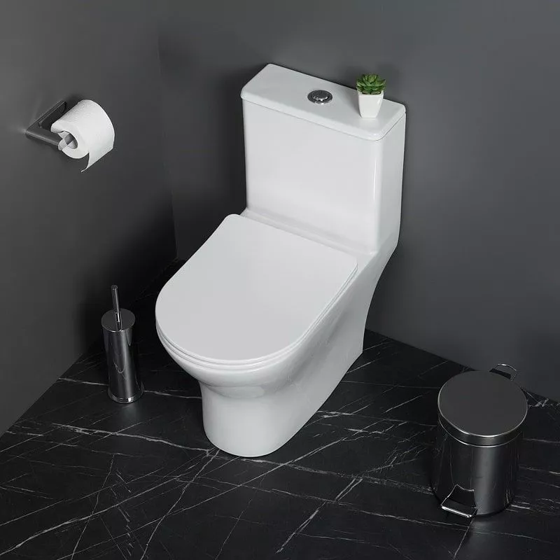 Унитаз моноблок горизонт безобод 2реж ниж сид ДП м/л б/с а/в BelBagno Lounge овал BB8618CPR-MN/SC