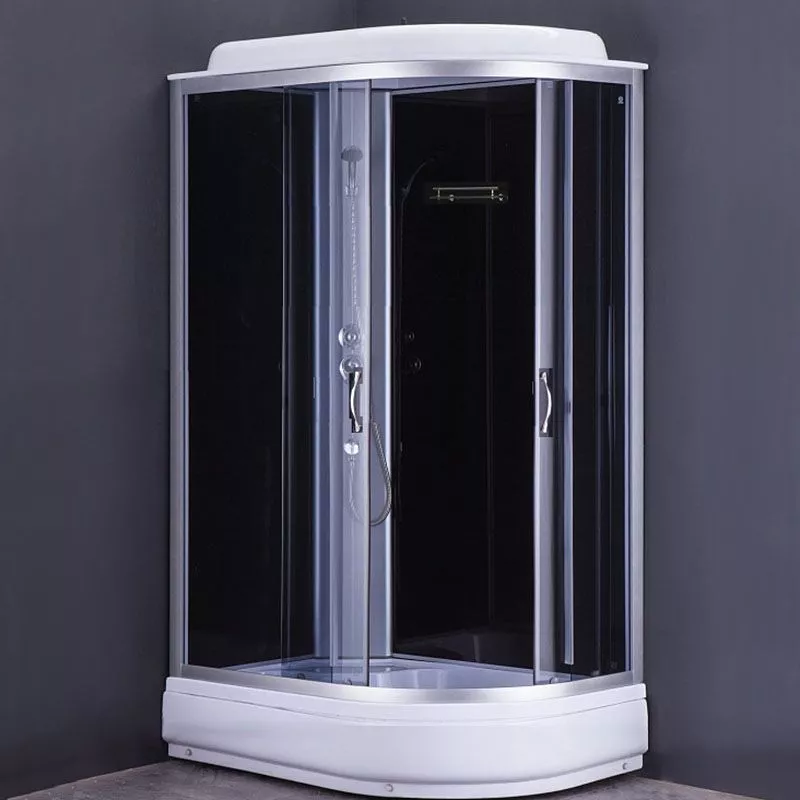 Кабина 120х80 ср/п ЛЕВ Черные стенки+Тонированные стекла Loranto для опта CS-66120-20 L G