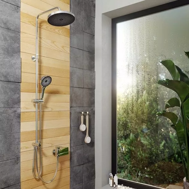 Душевой гарнитур тропич душ лейка круг нерж Iddis SpaHome SPA3F0Ci76