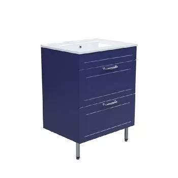 Тумба  60см 2ящ синий Iddis Oxford с рак 0136000i28 OXF60N0i95K