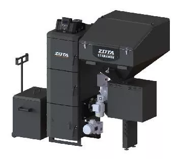 Котел твердотопливный 26кВт автоматический Zota Стаханов 2S-400 50243