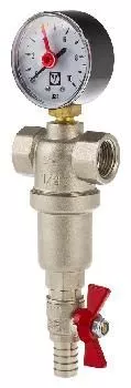 Фильтр 1&quot В промывной с манометром Valtec VT.389.N.06