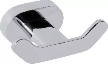 Вешалка 2 крючка хром Bemeta Oval 118406031