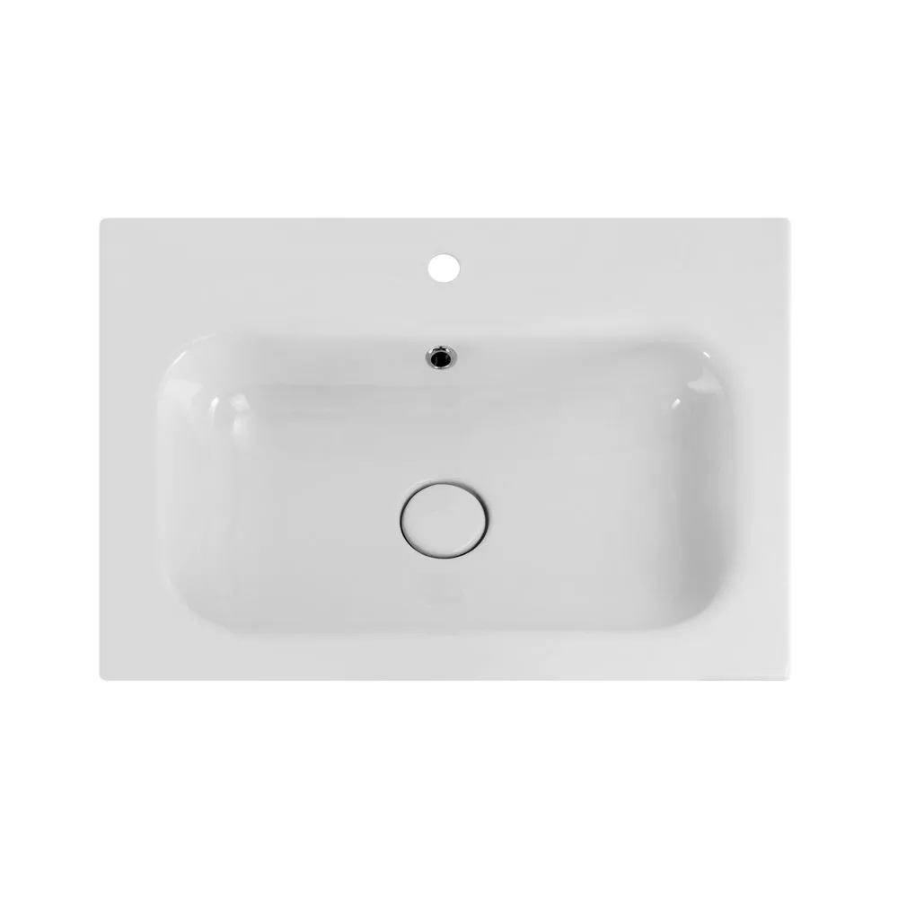 Раковина мебельная  60см Cezares к тумбе DUET-600-2C-SO-BL CZR-NAT-60-LVB