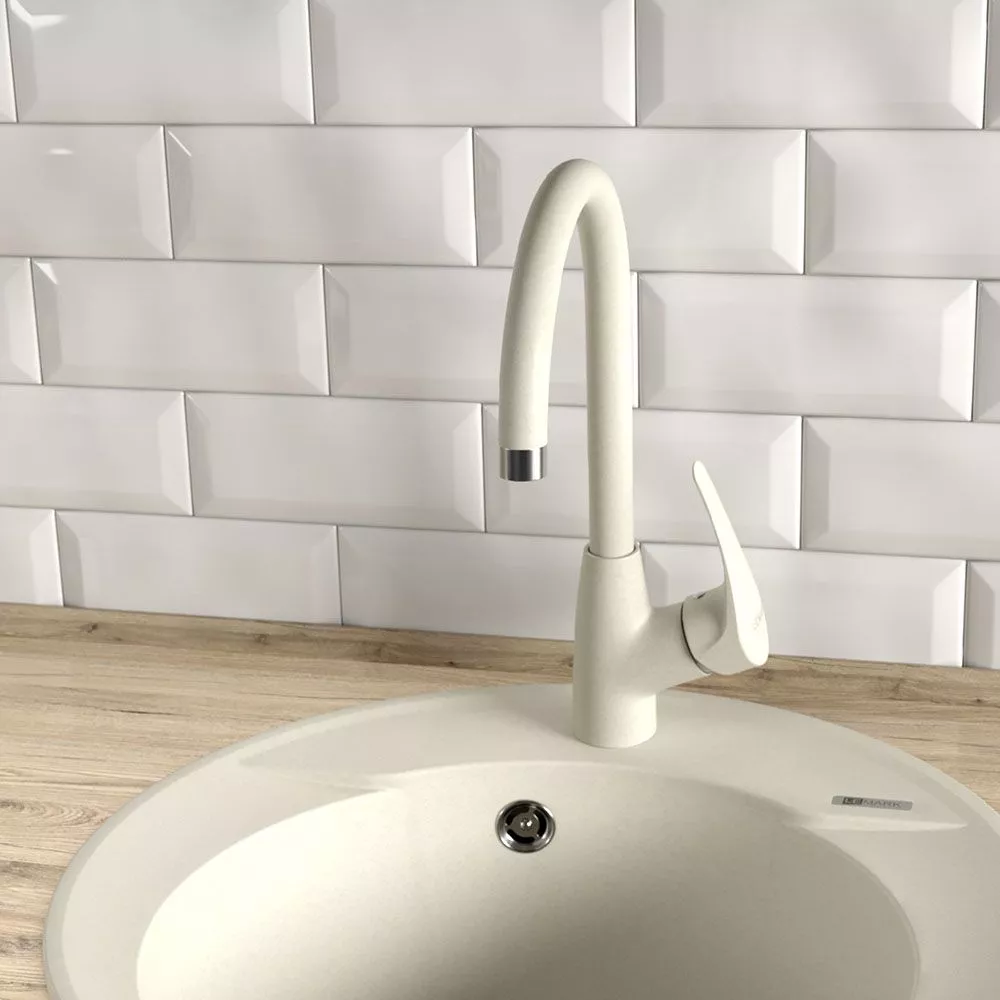Смеситель для кухни высокий 19см жасмин Lemark Linara LM0405PJS
