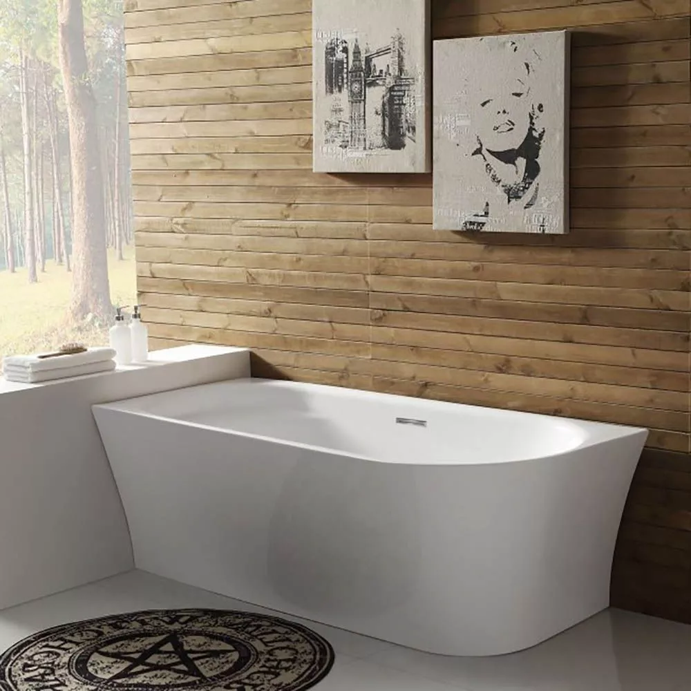 Ванна акрил 170-78 асим левая с/п хром BelBagno BB410-1700-780-L