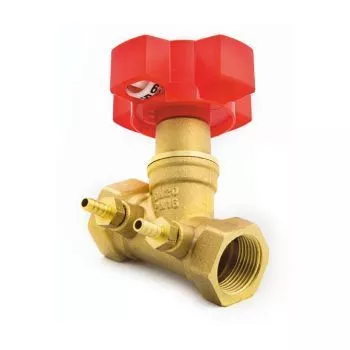 Клапан балансир 1&quot kvs9,3 с изм ниппелями Reon тип RSV54 ду25 136545