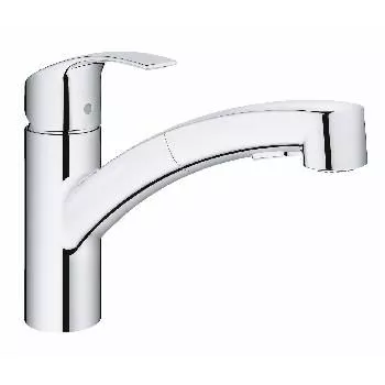 Смеситель  GROHE Eurosmart 2015 кухня выдвижной, низкий изливСНЯТ С ПР-ВА, замена на 30305001 30305000
