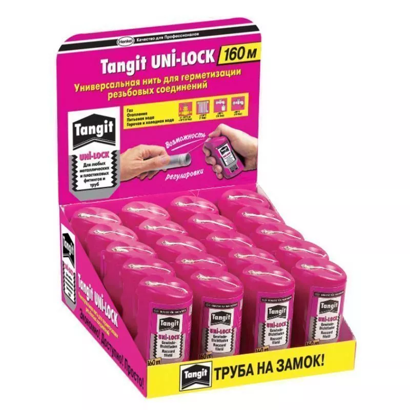 Нить-герметик для резьбы 160м Tangit (снято с пр-ва) 4015000403207