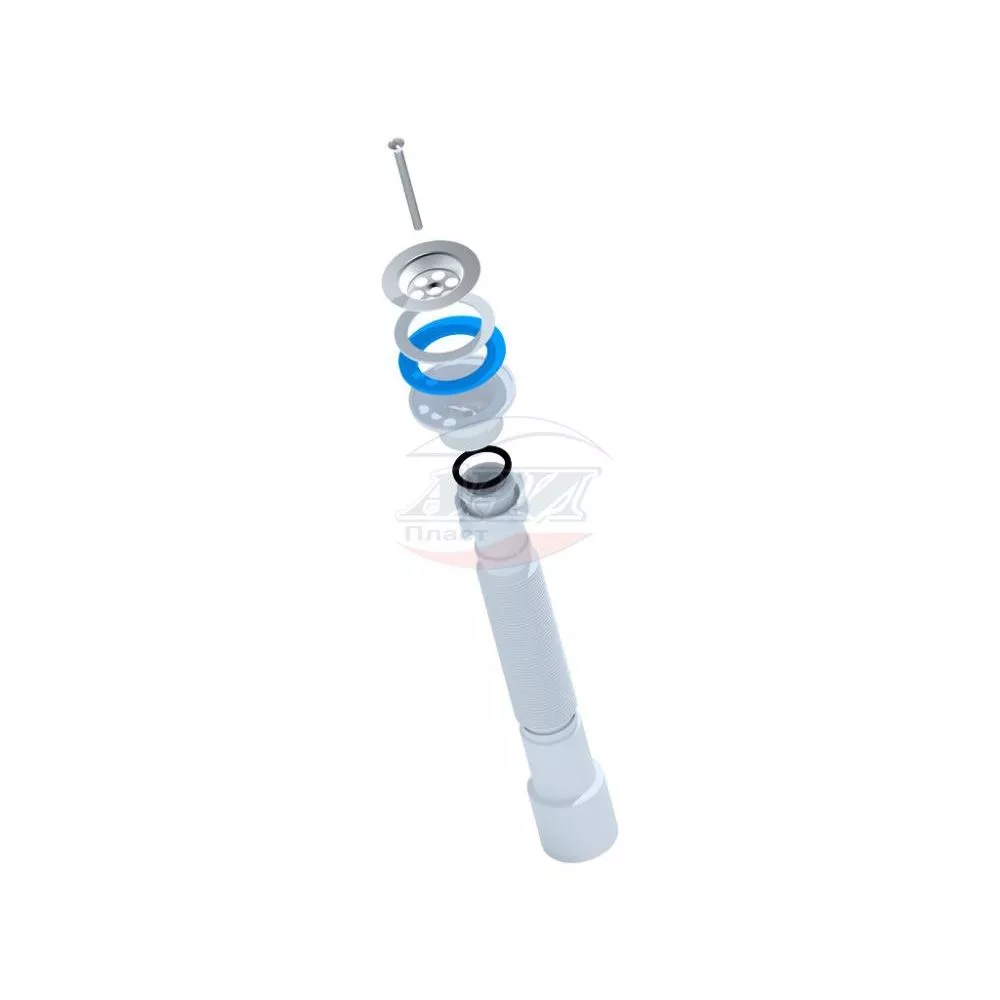 Гофросифон для раковины 1&quot1/4-40/50 (391-801мм) АНИ Пласт G206