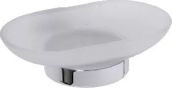 Мыльница стекло хром Bemeta Oval 118408021
