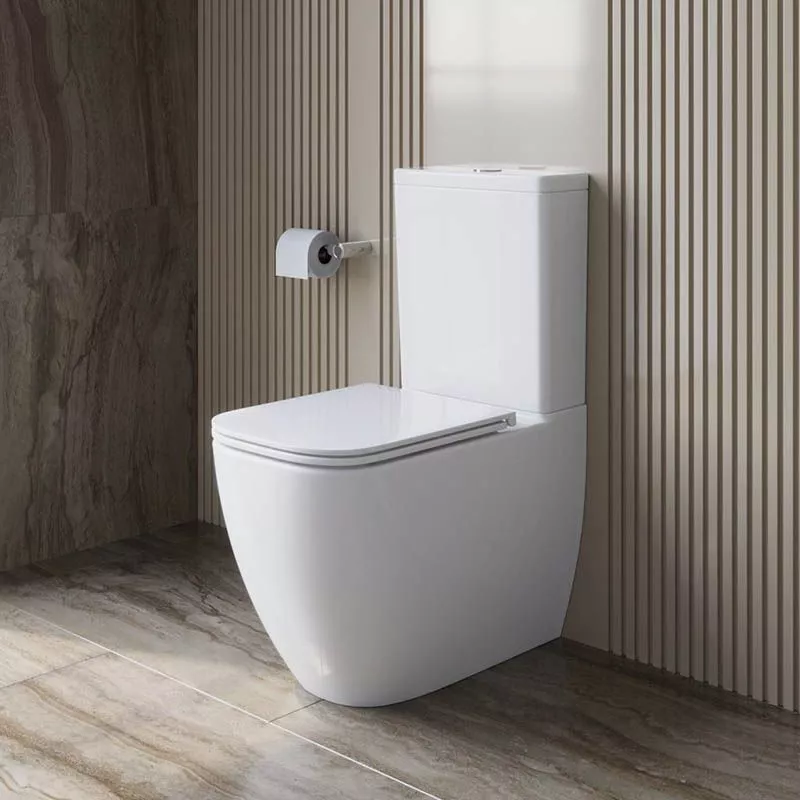 Унитаз универс безобод 2реж ниж сид ДП м/л б/с а/в BelBagno Luce к бачку BB2197 BB2197CP-TOR/SC + BB2197T