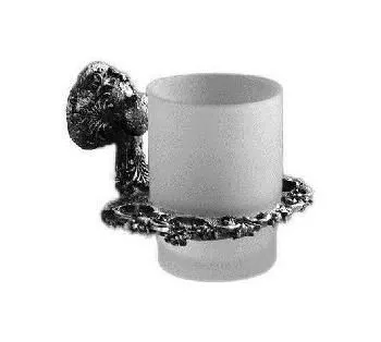 Стакан стекло хром Art Max Sculpture  AM-0684-T