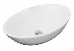Раковина накладная 52/32см овал CeramaLux 9021 9021