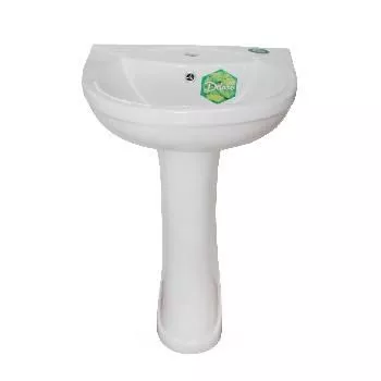 Раковина с пьедесталом 50см без креп Ceramics Plus 2 сорт