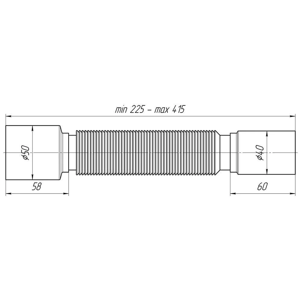 Гофра 40-50 (225-415мм) АНИ Пласт K435