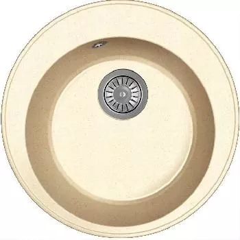 Мойка камень врез 480 круг 197мм дюна Dr.Gans Smart Пион 480 25.130.B0480.402