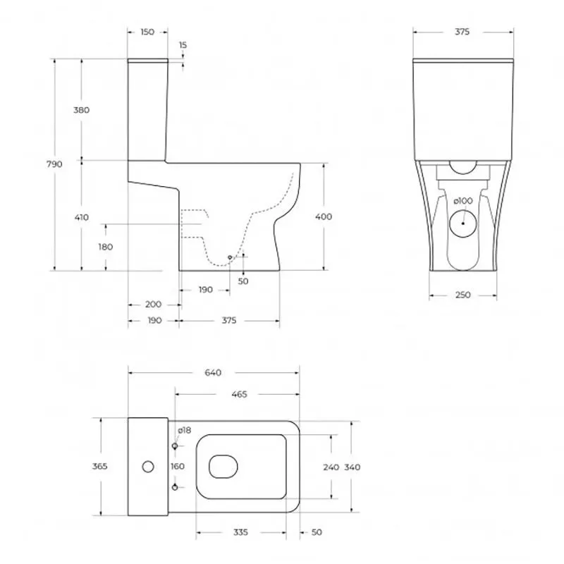 Унитаз горизонт безобод 2реж ниж сид ДП м/л б/с BelBagno Romano торнадо BB2803CP/T-TOR/SC