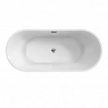 Ванна акрил 170-75 отдельностоящая с/п BelBagno Uno BB701-1700-750-K