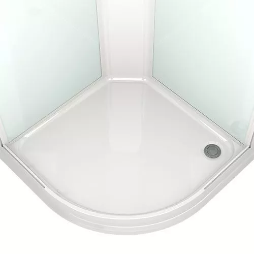 Кабина 100х100 н/п Черные стенки+Тонированные стекла Domani-Spa Delight Slim 110 DS01DS110LBT00