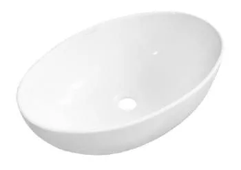 Раковина накладная 53/34см овал Санита Luxe Ringo Slim RNGSLWB01S
