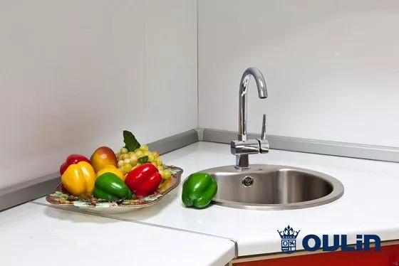 Мойка из нержавеющей стали OULIN круглая d435мм, 1мм OL-357F