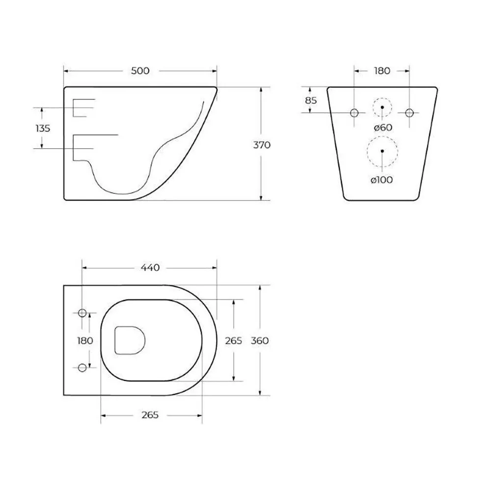 Унитаз подвесной безобод без сиденья а/в торнадо BelBagno Sfera-TOR BB046CH-TOR