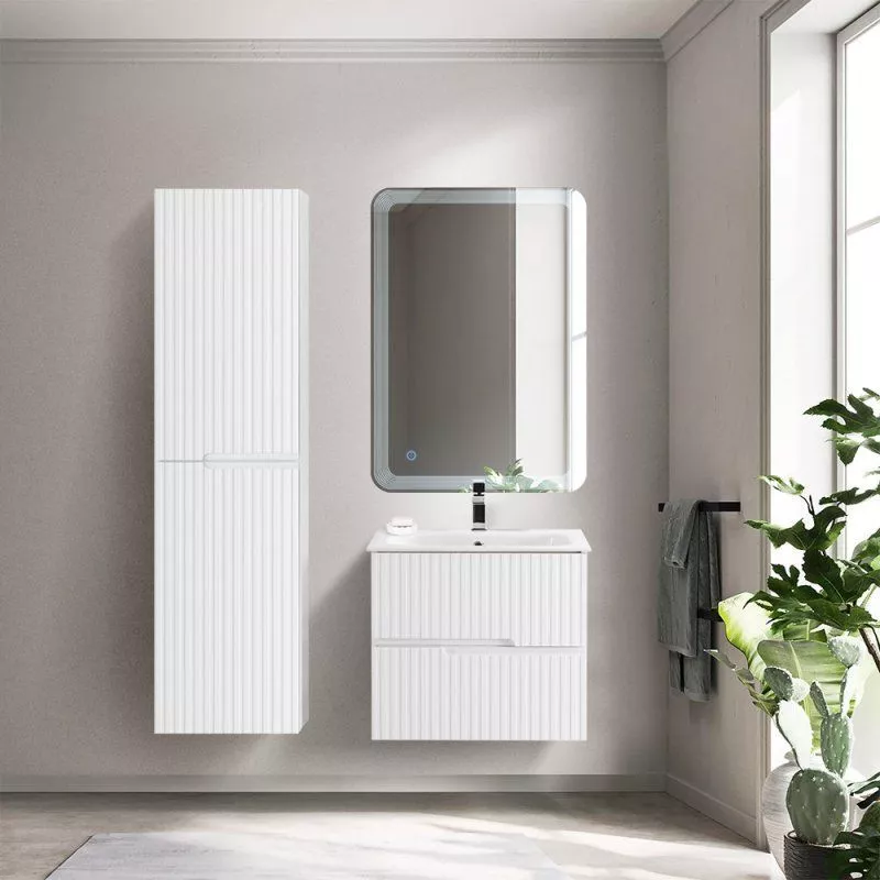Тумба подвесная  60см 2ящ Cezares Duet с рак CZR-NAT-60-LVB DUET-600-2C-SO-BL + CZR-NAT-60-LVB