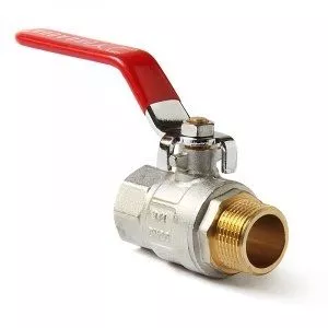 Кран шаровой 1&quot1/4 ВН рычаг красный Pro Aqua FWL53-m32-f32x